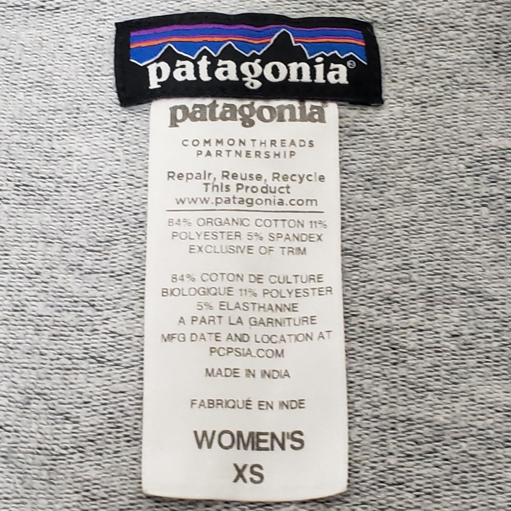Patagonia Sz XS Letter 'P'  Full Zip Hoodie - Picture 10 of 14